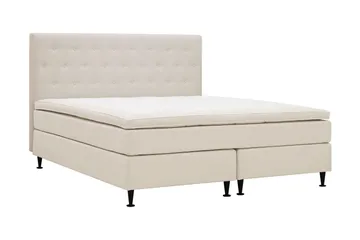 HVILA Plus Komplett Sengepakke 160x200 cm - Lys beige - Møbler - Senger - Komplett sengepakke