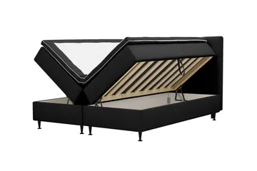 HVILA Plus komplett sengesett med oppbevaring 160x200 cm - Antrasitt - Møbler - Senger - Enkeltsenger