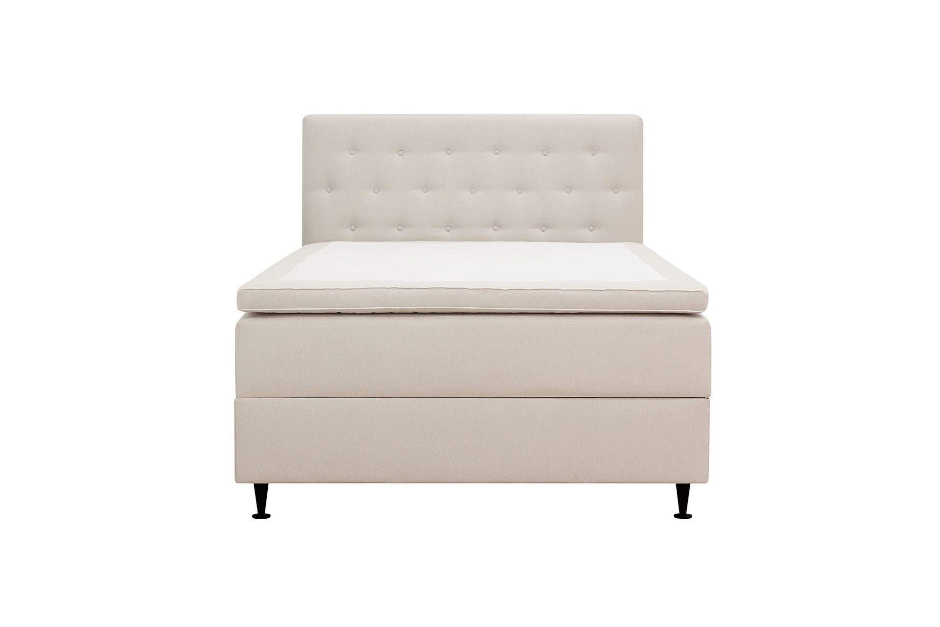 HVILA Plus komplett sengesett med oppbevaring 140x200 cm - Lys beige
