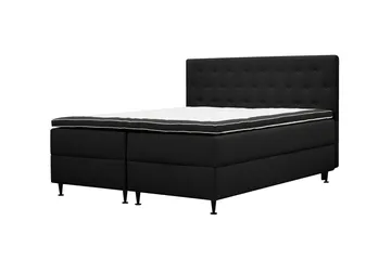 HVILA Plus komplett sengesett med oppbevaring 160x200 cm - Antrasitt - Møbler - Senger - Enkeltsenger