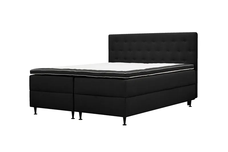 HVILA Plus komplett sengesett med oppbevaring 180x200 cm - Antrasitt - Møbler - Senger - Kontinentalsenger