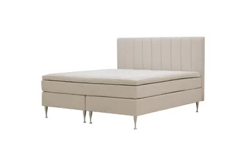 HVILA Plus kontinentalseng 160x200 cm - Lys beige - Møbler - Senger - Komplett sengepakke