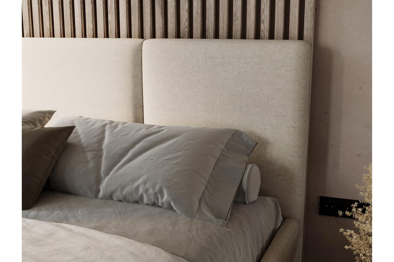Itaca Oppbevaringsseng - Beige - Møbler - Senger - Sengeramme & sengestamme