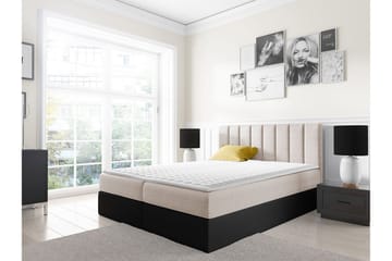 Jendem kontinentalseng 140x200 - Beige - Møbler - Senger - Kontinentalsenger