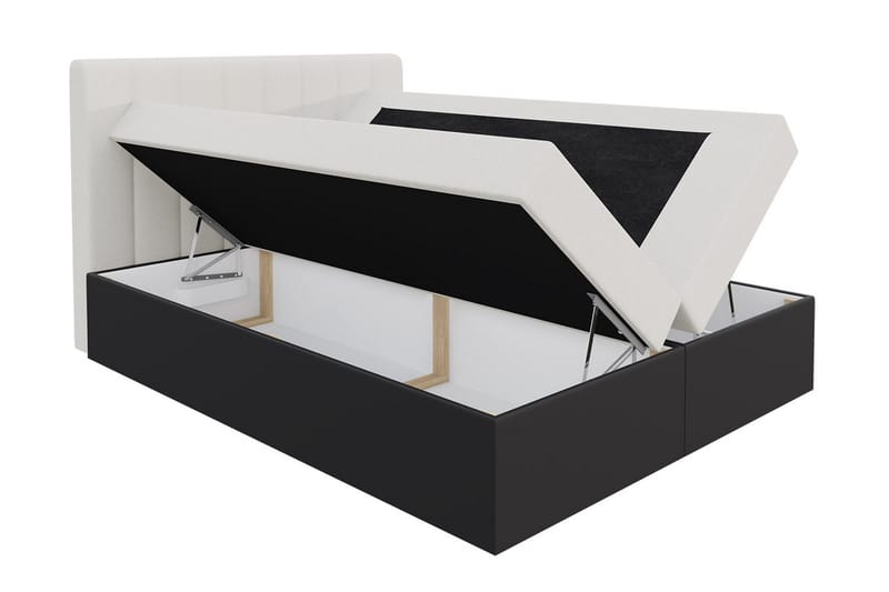 Jendem kontinentalseng 160x200 - Grå - Møbler - Senger - Kontinentalsenger