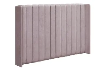 Joluma Komplett Sengepakke – Kontinentalseng 180x200 cm i Stoff med Sengegavl + Overmadrass med Fast/Medium Komfort - Vintagerose - Møbler - Senger - Komplett sengepakke