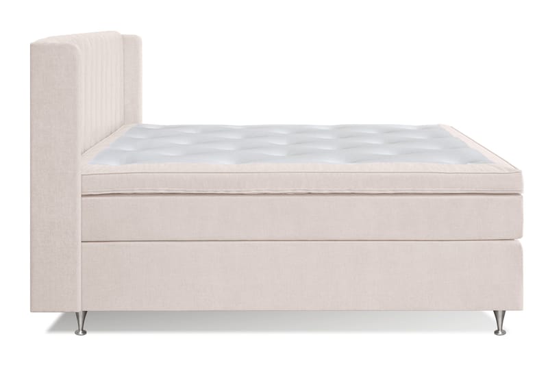Joluma Kontinentalseng 160x200 Fast - Lysbeige - Møbler - Senger - Kontinentalsenger