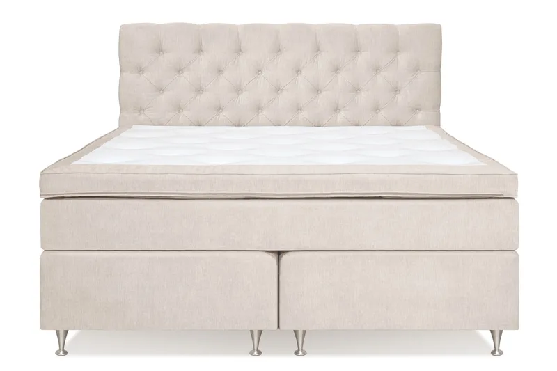Joluma Kontinentalseng 160x200 Medium - Lysbeige - Møbler - Senger - Kontinentalsenger