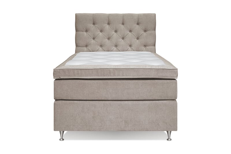 Joluma Kontinentalseng Medium - (+Flere valg) 105x200 cm Beige - Møbler - Senger - Komplett sengepakke