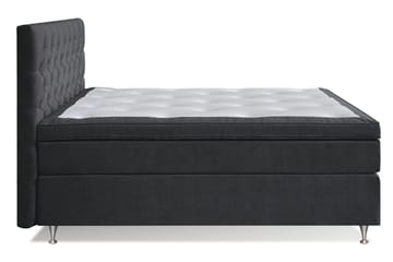 Joluma Kontinentalseng Medium - (+Flere valg) 160x200 cm Svart - Møbler - Senger - Komplett sengepakke