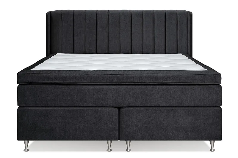 Joluma Sengepakke Fast/Medium - (+Flere valg) 180x200 cm Svart - Møbler - Senger - Komplett sengepakke