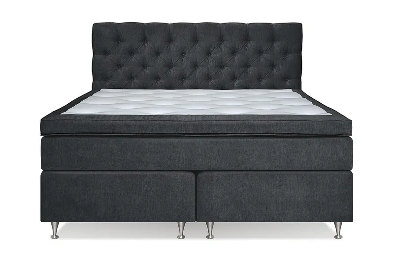 Joluma Sengepakke Medium - (+Flere valg) 180x200 cm Svart - Møbler - Senger - Komplett sengepakke