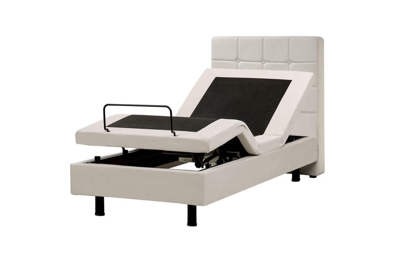Justerbar seng Duke - Beige, 80x200 cm - Møbler - Senger - Sengeramme & sengestamme