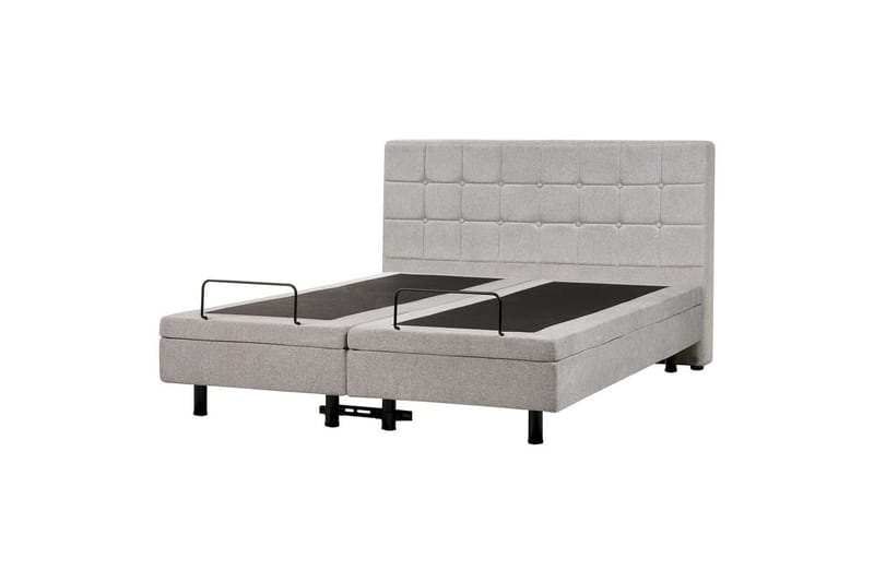 Justerbar seng Duke - Grå, svart, 160x200 cm - Møbler - Senger - Sengeramme & sengestamme