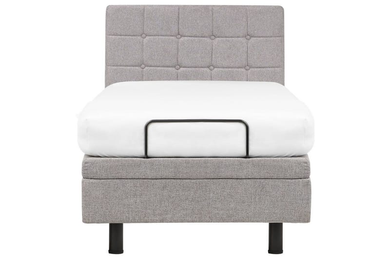 Justerbar seng Duke - Grå, svart, 90x200 cm - Møbler - Senger - Komplett sengepakke