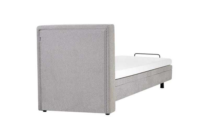 Justerbar seng Duke - Grå, svart, 90x200 cm - Møbler - Senger - Komplett sengepakke