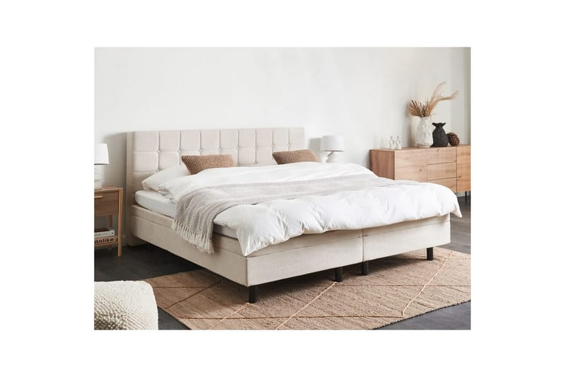 Justerbar seng Duke - Lys beige, 180x200 cm - Møbler - Senger - Sengeramme & sengestamme