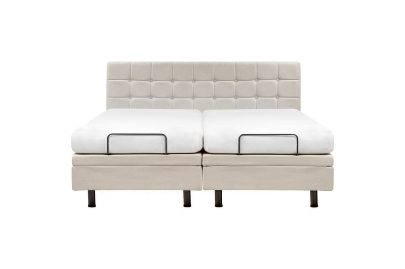 Justerbar seng Duke - Lys beige, 180x200 cm - Møbler - Senger - Sengeramme & sengestamme