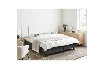 Justerbar seng uten sengegavl Duke - Grå, svart, 180x200 cm - Møbler - Senger - Sengeramme & sengestamme