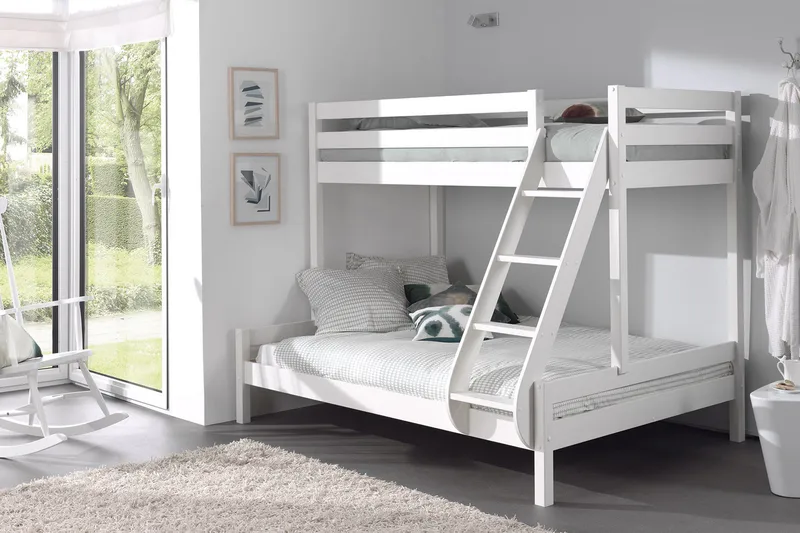 Pirue Familjeseng - Brun - Møbler - Senger - Køyeseng - Familiekøye