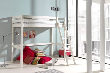 Pirue Loftseng 90x200 - Hvit - Møbler - Senger - Køyeseng
