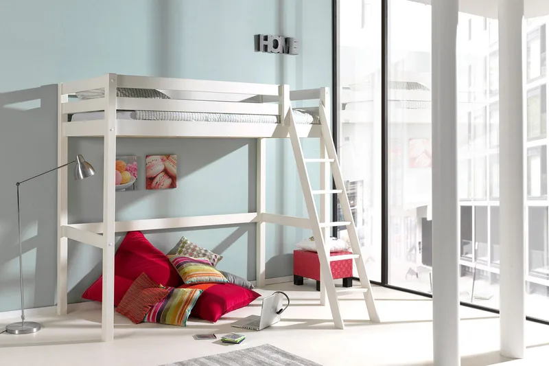 Pirue Loftseng 90x200 - Hvit - Møbler - Senger - Køyeseng