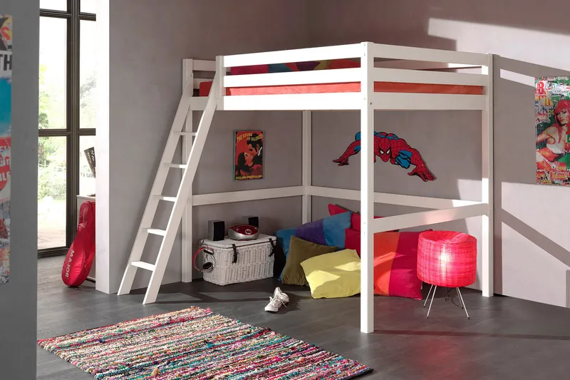 Pirue Loftseng - Hvit - Møbler - Senger - Køyeseng