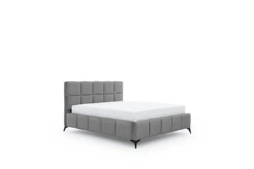 Kamble Sengeramme med Oppbevaring 160x200 cm - Grå - Møbler - Senger - Sengeramme & sengestamme