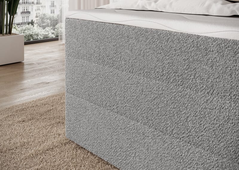 Kasped sengesett kontinentalseng med oppbevaring 120x200 cm - Royal 04 - Møbler - Senger - Enkeltsenger