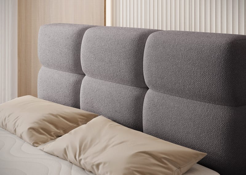 Kasped sengesett kontinentalseng med oppbevaring 120x200 cm - Paolli 04 - Møbler - Senger - Enkeltsenger