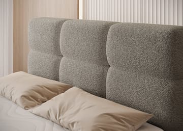 Kasped sengesett kontinentalseng med oppbevaring 140x200 cm - Royal 20 - Møbler - Senger - Enkeltsenger