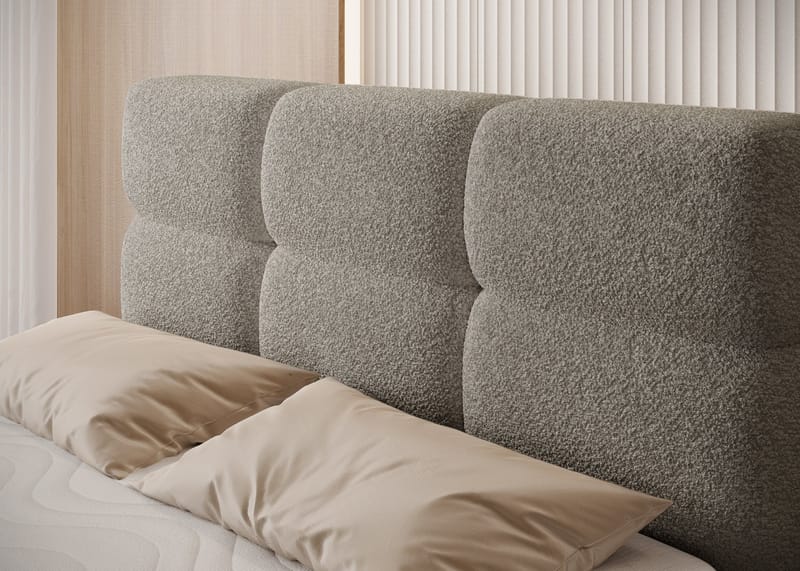 Kasped sengesett kontinentalseng med oppbevaring 140x200 cm - Royal 20 - Møbler - Senger - Enkeltsenger