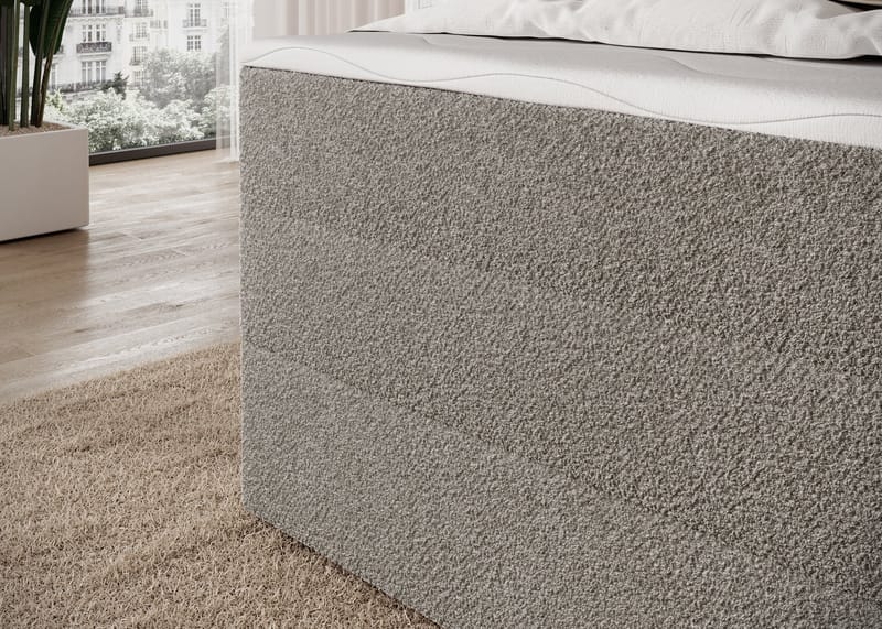 Kasped sengesett kontinentalseng med oppbevaring 140x200 cm - Royal 20 - Møbler - Senger - Enkeltsenger