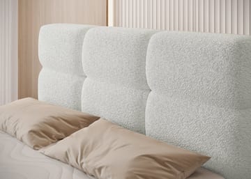 Kasped sengesett kontinentalseng med oppbevaring 140x200 cm - svart - Møbler - Senger - Enkeltsenger