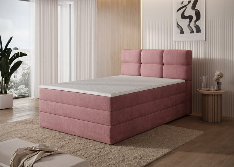 Kasped sengesett kontinentalseng med oppbevaring 140x200 cm - Touch 24 - Møbler - Senger - Enkeltsenger