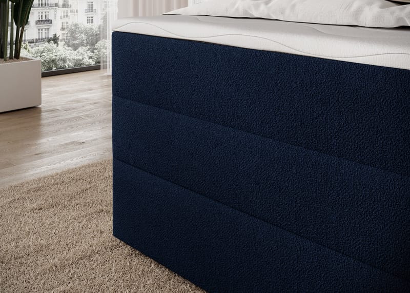 Kasped sengesett kontinentalseng med oppbevaring 140x200 cm - Paolli 40 - Møbler - Senger - Enkeltsenger