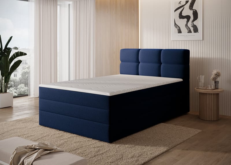 Kasped sengesett kontinentalseng med oppbevaring 140x200 cm - Paolli 40 - Møbler - Senger - Enkeltsenger