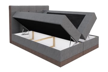 Knarrevik kontinentalseng 140x200 - Brun - Møbler - Senger - Kontinentalsenger