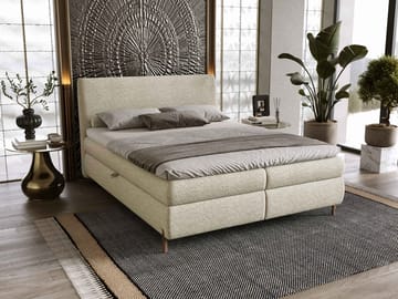 Komplett kontinentalseng EVIA Adventure 06 180 x 200 cm - beige - Møbler - Senger - Komplett sengepakke