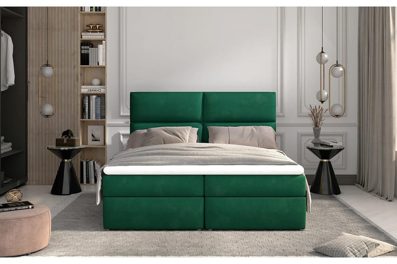 Amberan Sengepakke 160x200 cm - Grønn - Komplett sengepakke