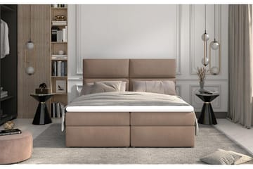 Amberan Sengepakke 160x200 cm - Lysebrun - Møbler - Senger - Komplett sengepakke