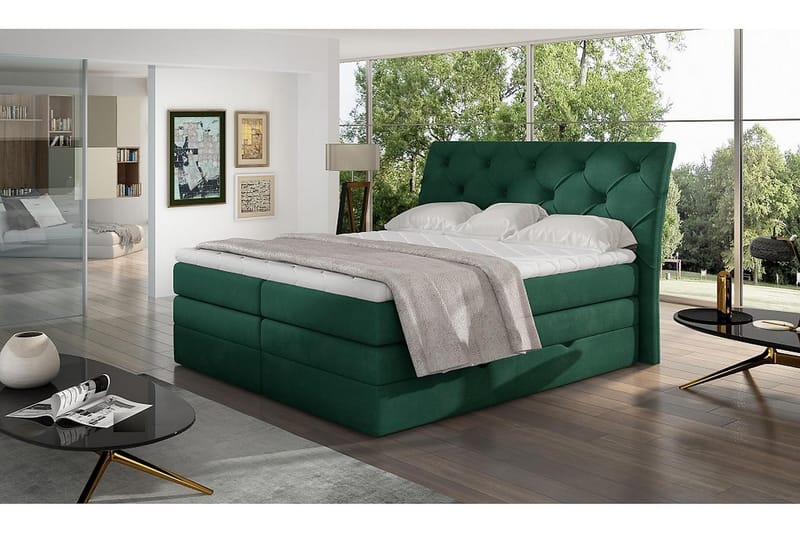 Bellamir Sengepakke 180x200 cm - Grønn - Komplett sengepakke