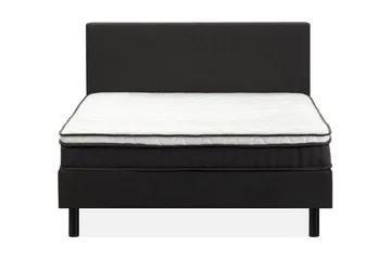 Komplett sengepakke Divine komplett sengepakke 120x200 cm med sengegavl og sengeben Divine sengegavl 160 cm 160x200 Mørkegrå - Møbler - Senger - Komplett sengepakke