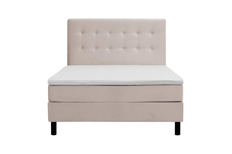 Dream komplett sengepakke 120x200 cm knapper, Beige