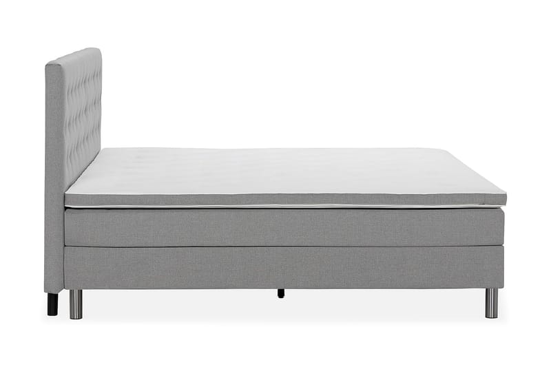 Ella Familieseng 240x210 cm - (+Flere valg) Lysegrå - Møbler - Senger - Kontinentalsenger