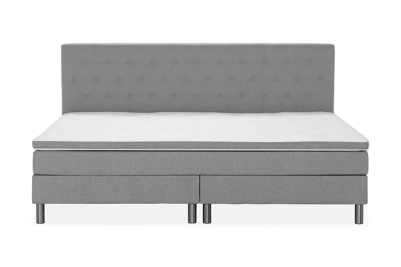 Ella Familieseng 240x210 cm - (+Flere valg) Lysegrå - Møbler - Senger - Kontinentalsenger