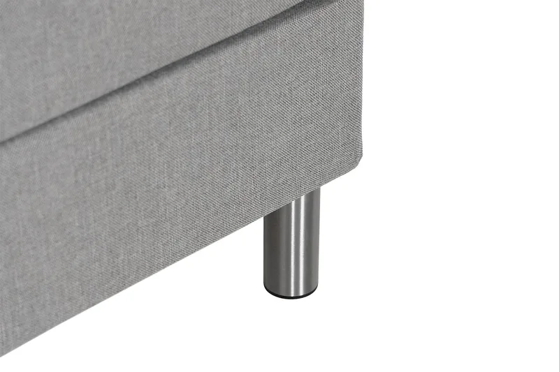 Ella Familieseng 240x210 cm - (+Flere valg) Lysegrå - Møbler - Senger - Kontinentalsenger