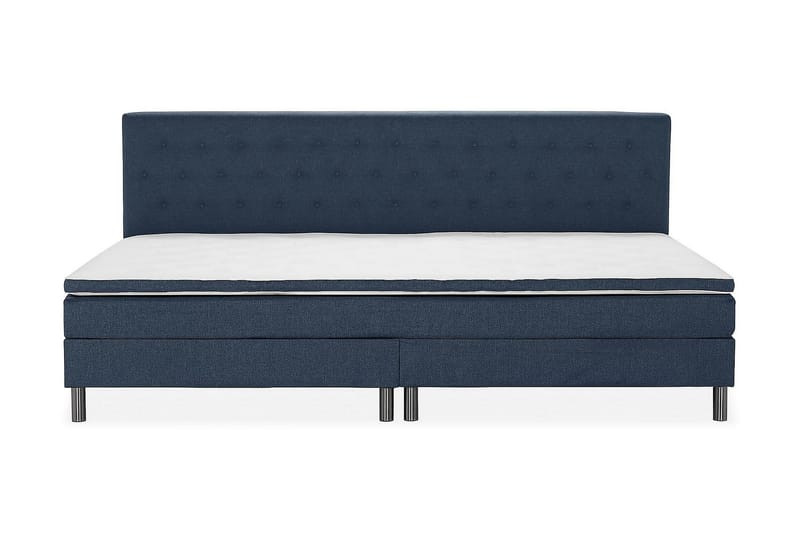 Ella Familieseng 280x200 cm - (+Flere valg) Mørkeblå - Komplett sengepakke - Kontinentalsenger