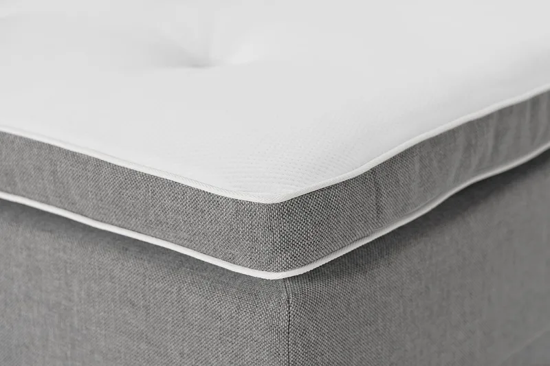 Ella Familieseng 280x210 cm - (+Flere valg) Lysegrå - Møbler - Senger - Kontinentalsenger