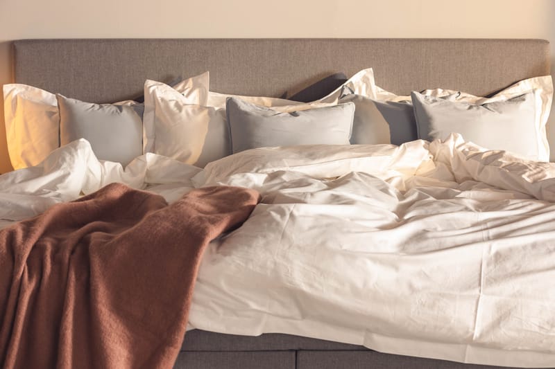 Ella Familieseng Sengepakke 240x200 cm - (+Flere valg) Lysegrå - Møbler - Senger - Kontinentalsenger